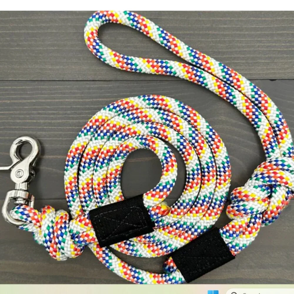 WILDERDOG Rainbow Quick Clip DOG Leash 5' - Picture 1 of 2
